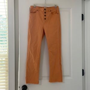 NWOT Loft Orange Jeans